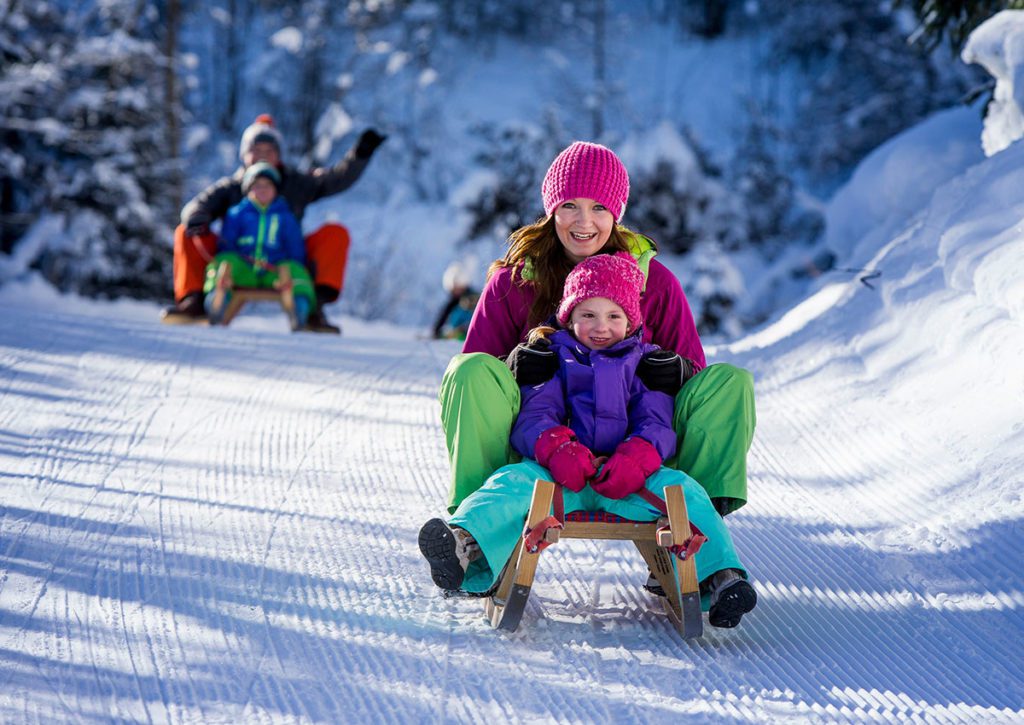 Rodeln - Winterurlaub in Filzmoos